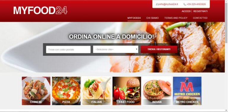 Crivento portfolio - Food Ordering project