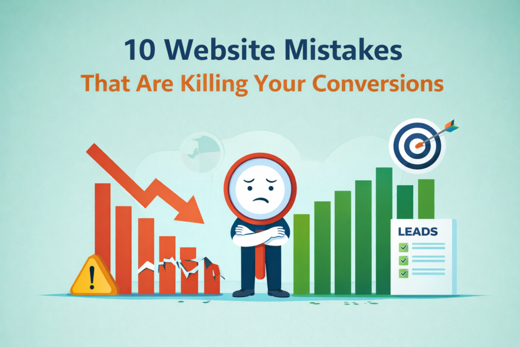 mistakes that are killing website conversions crivento